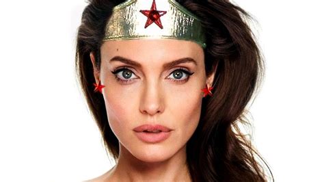 Angelina Jolie Wonder Woman Art Female Art Angelina Jolie