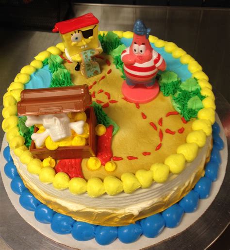 Spongebob Squarepants Decopac Dq Ice Cream Cake Dq Ice Cream Cake