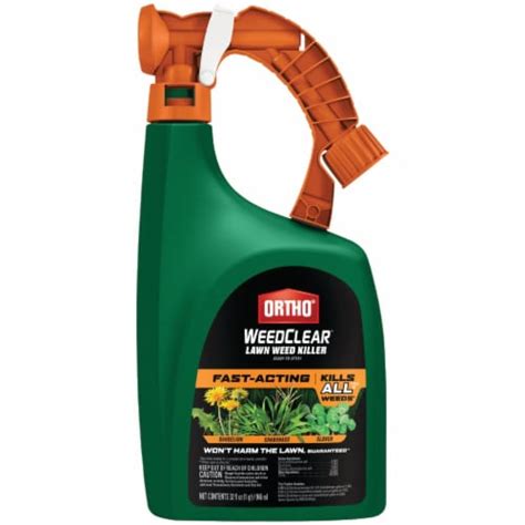 Ortho Weedclear 32 Oz Ready To Use Spray Hose End Lawn Weed Killer