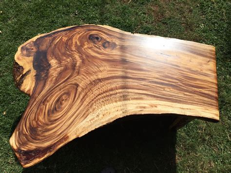 Buy A Custom Made Monkey Pod Live Edge Bench Salvaged Made To Order