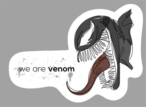 Venom Sticker We Are Venom Stickers Spider Man Spiderman Etsy Ireland