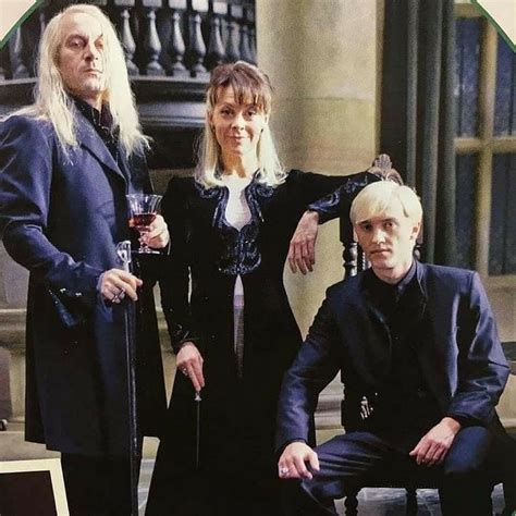 Lucius Narcissa And Draco Malfoy Slytherin Harry Potter Filmleri