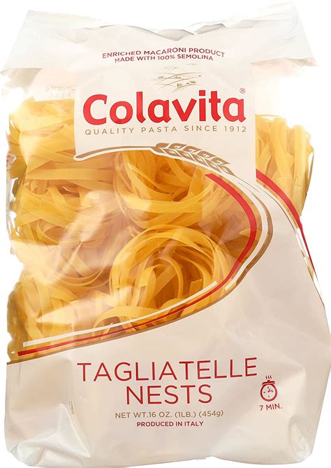 Colavita Tagliatelle Nest Pasta, 1 Pound (Pack of 10) - Walmart.com