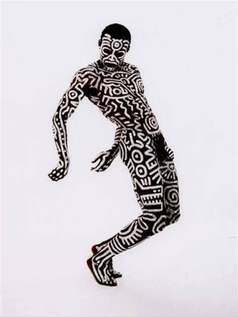 Keith Haring Painted Man Body Painting Men Keith Haring Art