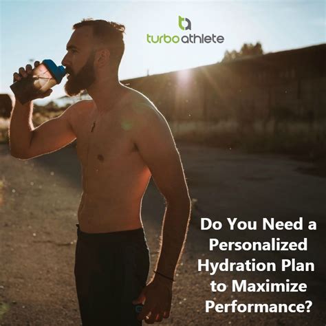 Do You Need A Personalized Hydration Plan To Maximize Performance After A Typical Training