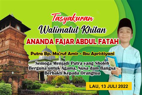 Download Template Banner Khitanan Cdr Dietitian Imagesee