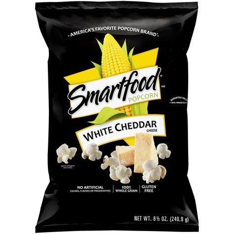 Smartfood White Cheddar Cheese Popcorn 9oz Bag Garden Grocer