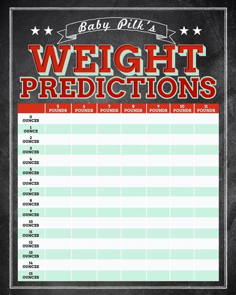 Check spelling or type a new query. Universal Guess The Baby Weight And Date Template | Get ...