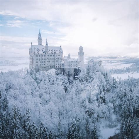 Neuschwanstein Castle In Germany Looks Magical In Winter Pics