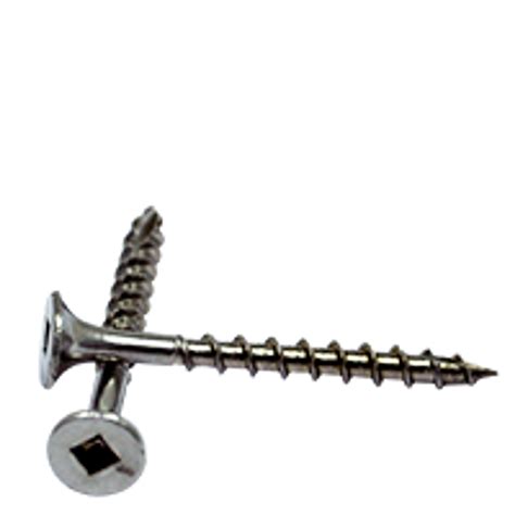 10 8x3 Stainless Steel 316 Square Bugle Head Deck Screws Drywall