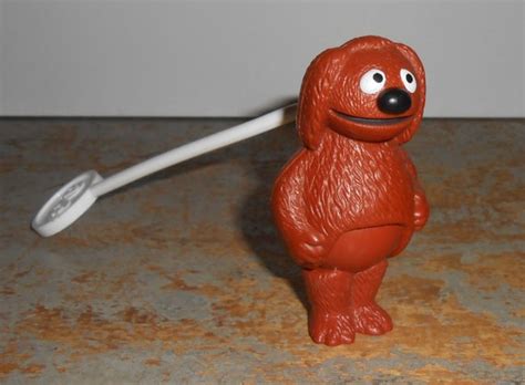 Vintage Toy Rowlf The Dog Stick Puppet Fisher Price
