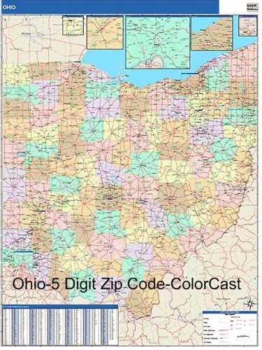 Ohio Zip Code Map From