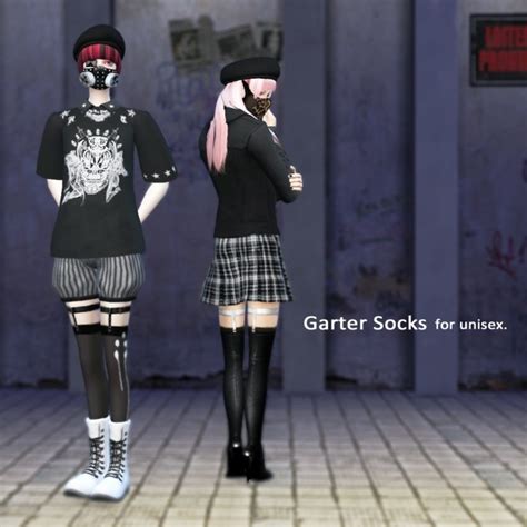 Garter Socks At Imadako Sims 4 Updates