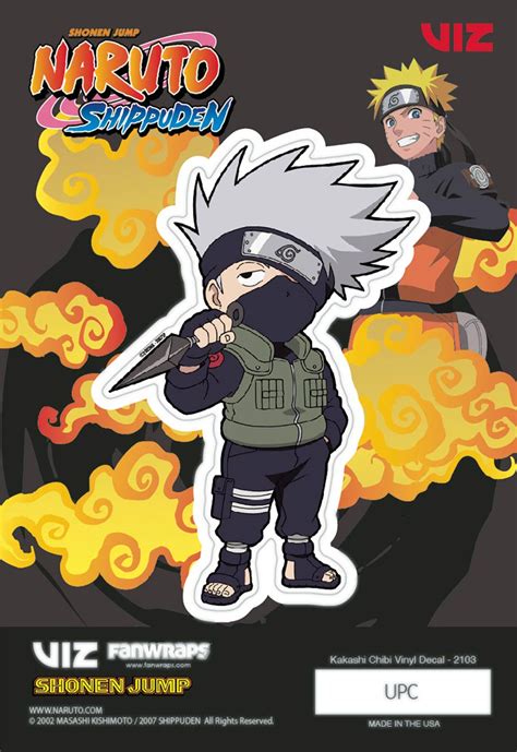 Naruto Chibi Vinyl Decal Kakashi