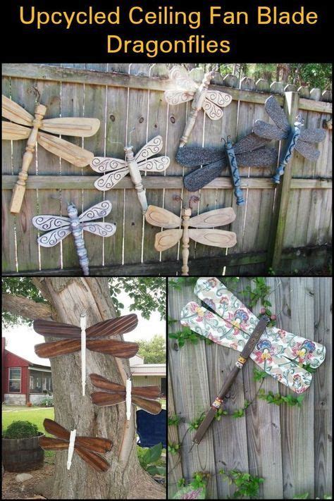 Upcycle Ceiling Fan Blades Into Giant Dragonflies In 2020