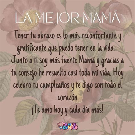 Eres La Mejor Mamá Tu Feliz Cumple