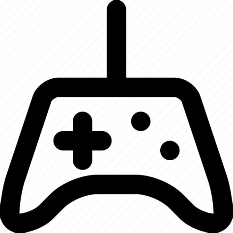 Console, controller, gamepad, games, wired gamepad icon