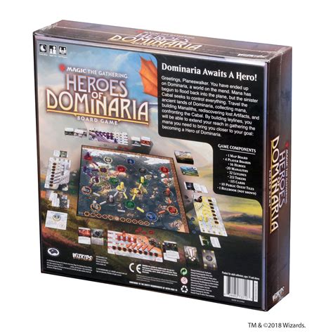 Magic The Gathering Heroes Of Dominaria Board Game Wizkids