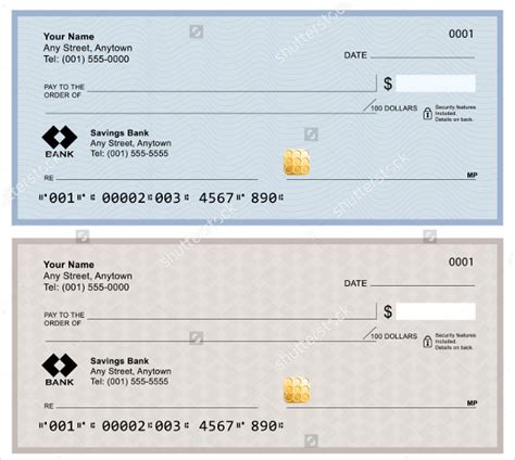7 Blank Check Templates For Microsoft Word Website With Editable