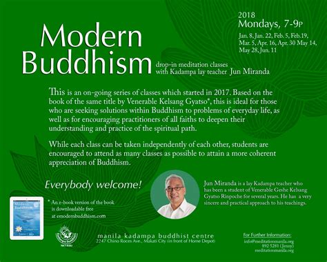 Manila Kadampa Buddhist Centre Modern Buddhism