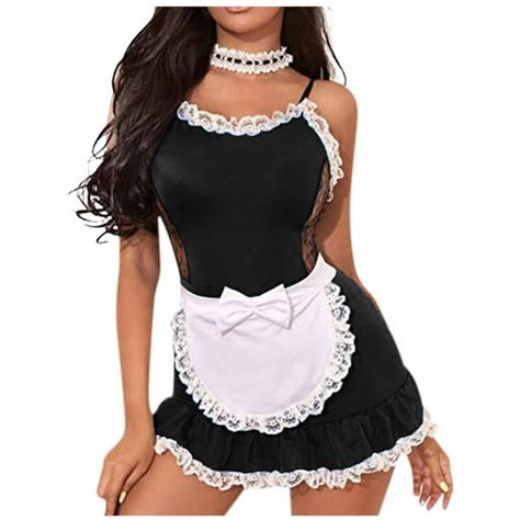 Lingerie Outfits Frisky French Maid Costume For Women