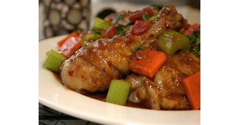 Return the aromatics to the pan, then add the water, light and dark soy sauces, shiitakes, star anise, cinnamon, cloves (if using), fennel seeds (if. Spicy Chicken Stew with Oyster Flavored Sauce | Recipes ...