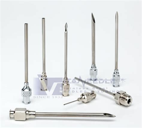 Reusable Needles Stainless Steel Hypodermic Needles Vita Needle Company