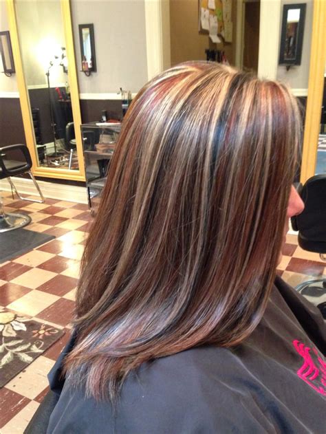 Lighter blonde highlights give an illusion of fullness on a short pixie haircut, while also providing dimension to the reddish base. 40 best images about Hair - Blonde, Red and Black on Pinterest