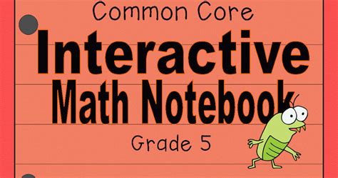 Literacy And Math Ideas Grade 5 Common Core Operations And Algebraic