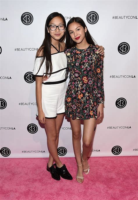 Los Angeles Ca July 09 Actresses Madison Hu L And Olivia Rodrigo