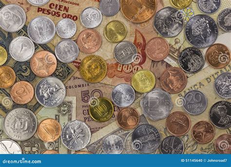 World Money Collection Stock Photo Image Of Centavos 51145640