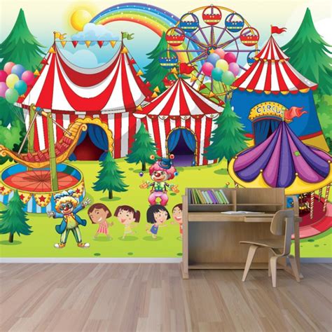 Circus Wallpaper Wall Mural