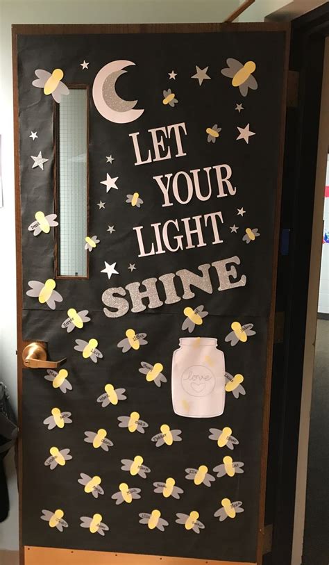 Firefly Let Your Light Shine Teacher Door Decorations School Door