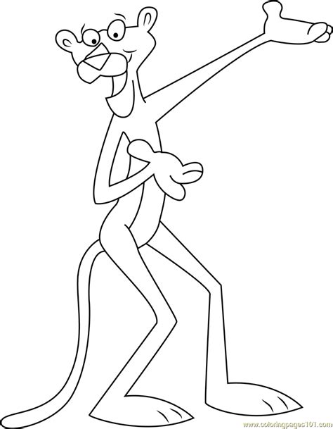 Search through 623,989 free printable colorings at getcolorings. Happy Pink Panther Coloring Page for Kids - Free The Pink ...