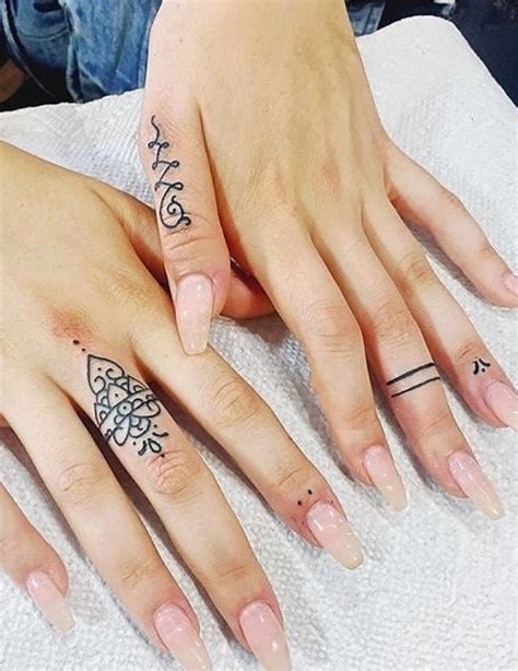 Finger Tattoos Women Henna Best Tattoo Ideas
