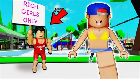 Brookhaven But I Find Oder Lifeguard Wanting Rich Girls Youtube