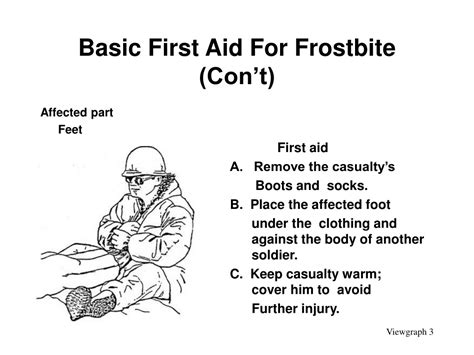 Ppt Basic First Aid For Frostbite Powerpoint Presentation Free