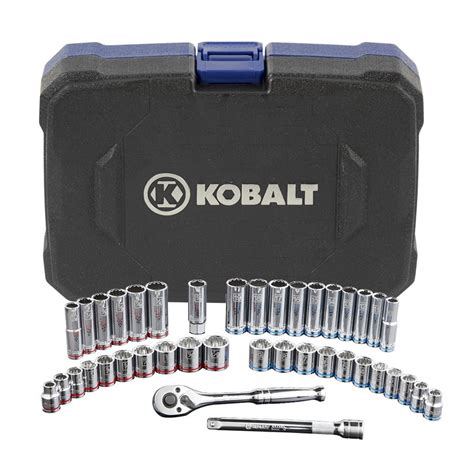 Shop Kobalt 40 Piece Standard Sae And Metric Combination Mechanics