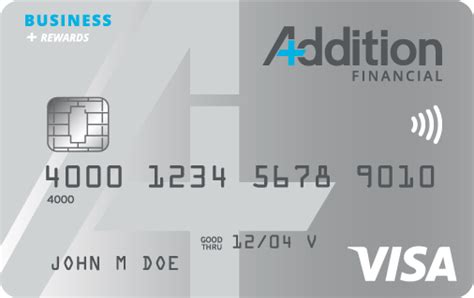 Addition Financial Credit Union Visa Business Rewards Credit Card