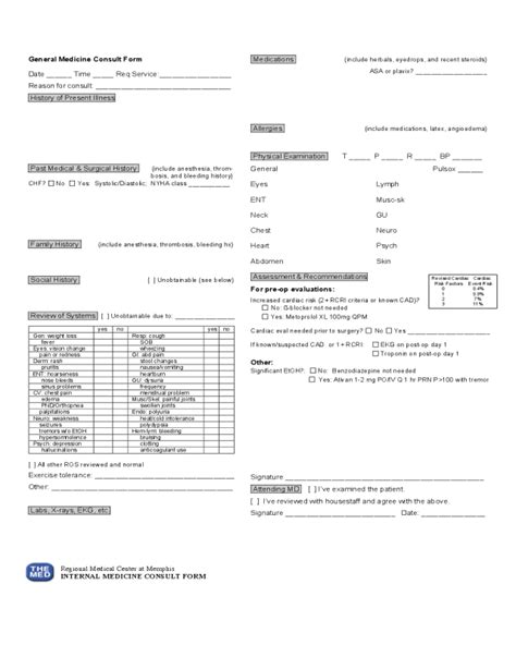 2022 Medical Consultation Form Fillable Printable Pdf And Forms Handypdf