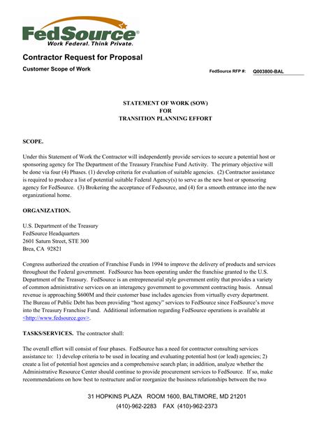 Contractor Proposal 10 Examples Format Pdf