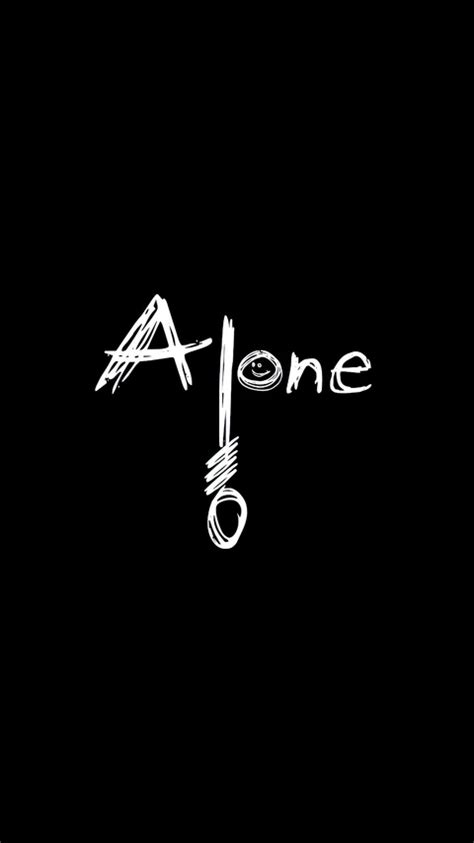 480x854 Alone Dark Typography 4k Android One Hd 4k Wallpapers Images