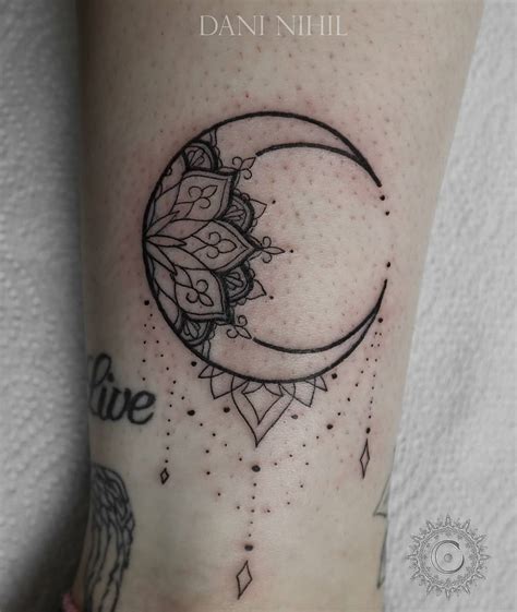 Details Mandala Crescent Moon Tattoo Best Thtantai