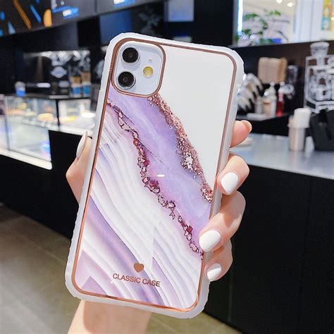 Marble Stone Texture Phone Case For Iphone 8 11 12 Pro X Xs Max Xr 7 8