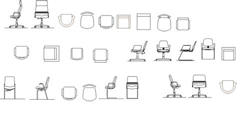 Chairs All Projections Dwg Free Cad Blocks Download
