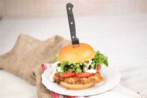 Be sure the chicken is in a glass bowl and is covered, then allow the chicken to marinate in the refrigerator. Buttermilk Fried Chicken Sandwiches | A Farmgirl's Kitchen