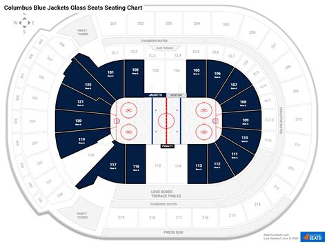 Nationwide Arena Map Showing Seats