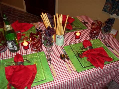 Whether you are looking for a modern, classic or contemporary table; Italian Table Setting | Italian dinner party decorations ...