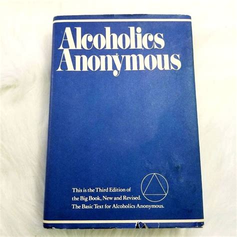 Alcoholics Anonymous Aa Big Blue Book Third Edition 1976 11th Printing 1982 Blue Books Big