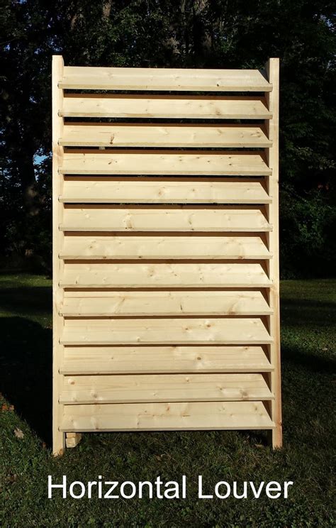 Louver And Basketweave Fence Diy 2x4 Kits Vertical Horizontal Louver